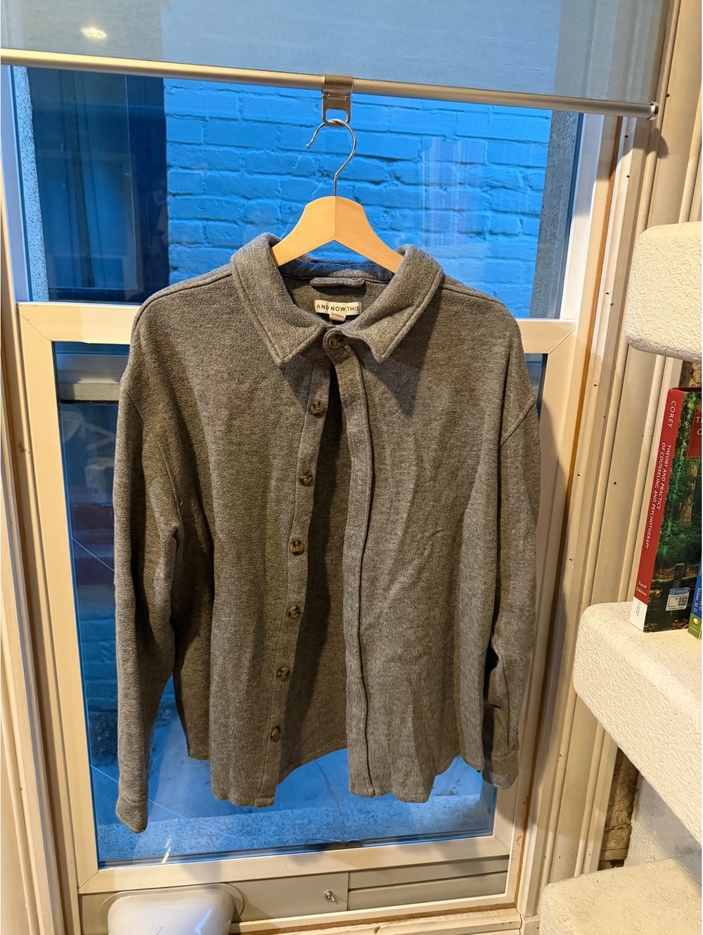 "And Now This" Button-Up Shirt